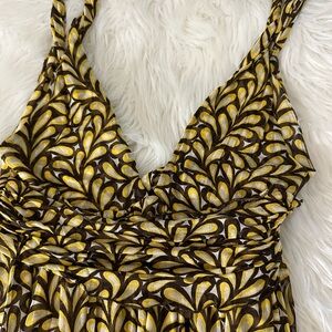 Diane von Fursttenberg maternity silky dress